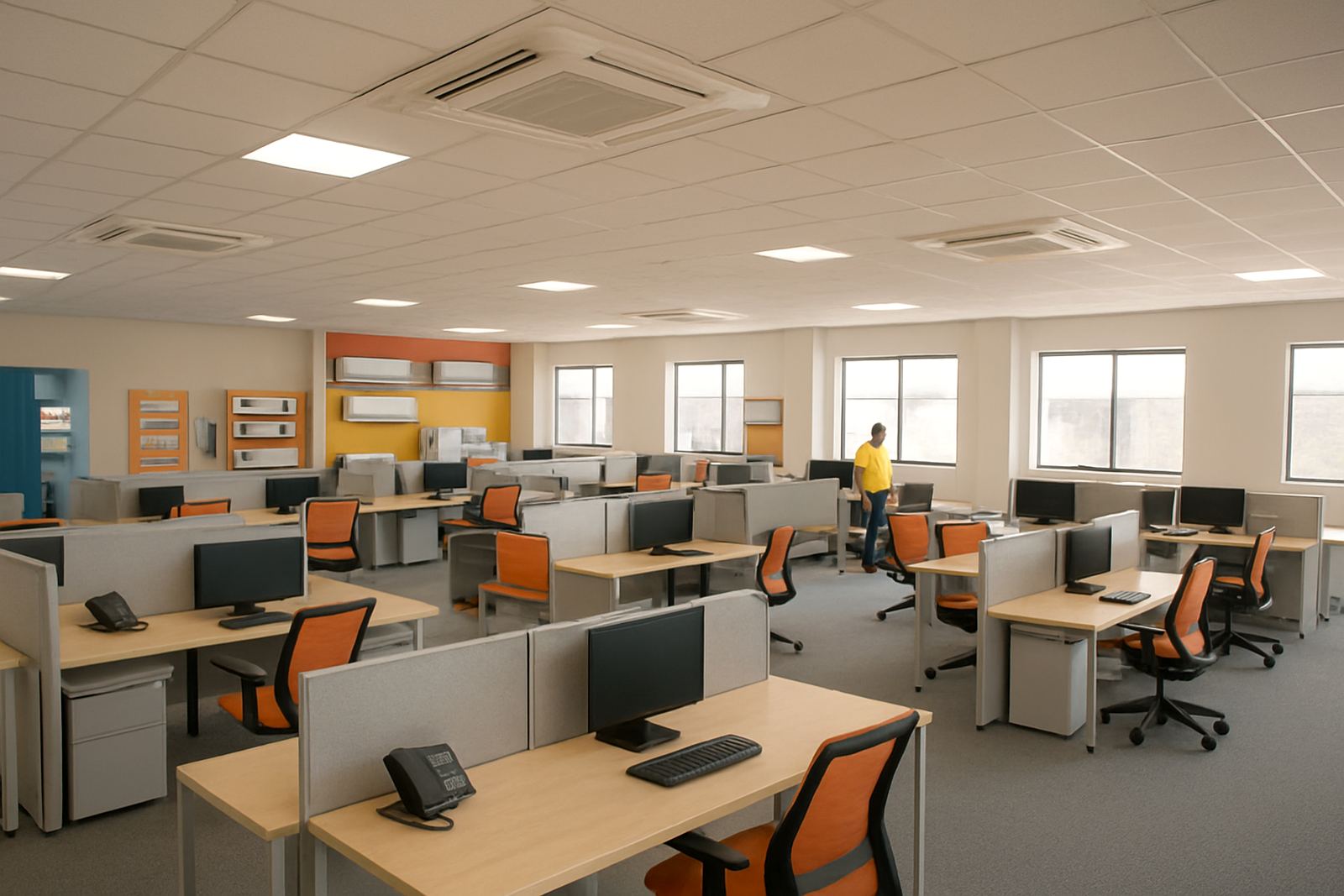 Open-Plan Office Aircons